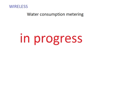 Wireless water consumption measurement and billing